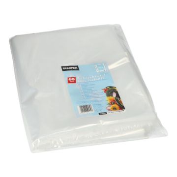 Vrečka za zamrzovanje, LDPE 60 l 90 cm x 50 cm prozorna