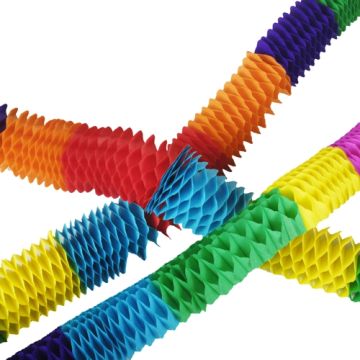 Girlande, papir 2 m "Boa - Mini"