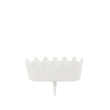 Držalo za sveče s številkami 3,8 cm x 4,9 cm x 1,2 cm bela