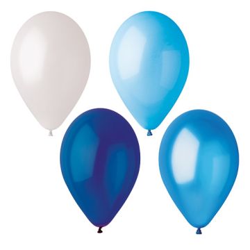 Baloni Ø 25 cm sortirane barve "Blue-Mix"