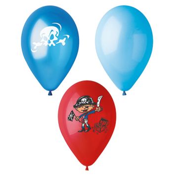 Baloni Ø 29 cm sortirane barve "Pirates"