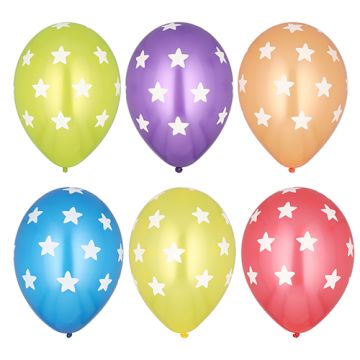 Baloni Ø 29 cm sortirane barve "Stars"