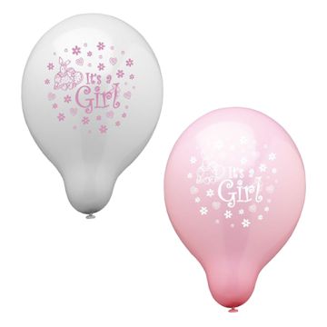 Baloni Ø 25 cm "It's a girl"