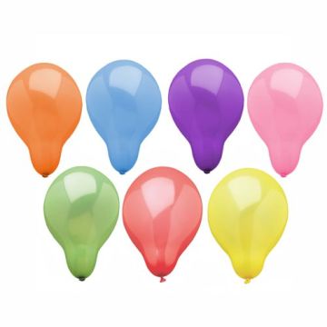 Baloni okroglo Ø 19 cm sortirane barve