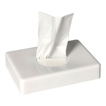 "Medi-Inn" Držalo 13,3 cm x 9,7 cm x 2,6 cm bela za sanitarne vreče v škatli