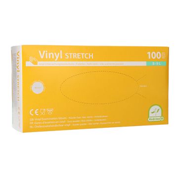 "Medi-Inn" Vinyl rokavice, brez pudra "Stretch" velikost L