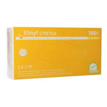 "Medi-Inn" Vinyl rokavice, brez pudra "Stretch" velikost S