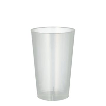 Kozarci za večkratno uporabo PP 0,3 l Ø 7,8 cm · 11,8 cm prozorni nezlomljivi