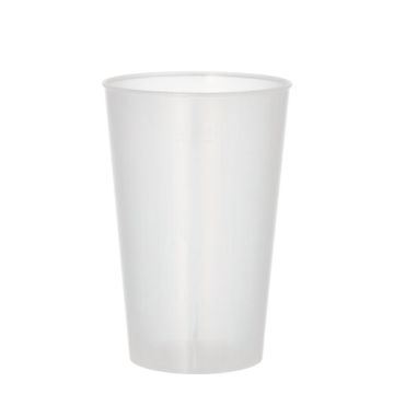 Kozarci za večkratno uporabo PP 0,3 l Ø 8 cm · 11,7 cm prozorni extra stabilne
