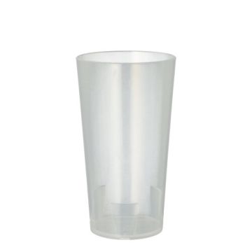 Kozarci za večkratno uporabo 0,3 l Ø 7 cm · 13 cm prozorni nezlomljivi