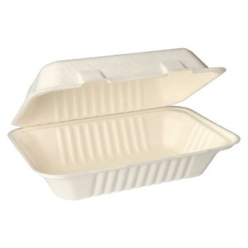 Menu škatle, sladkorni trs "pure" nedeljen 7,9 cm x 23 cm x 15,5 cm bela