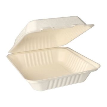 Menu škatle, sladkorni trs "pure" nedeljen 7,7 cm x 20 cm x 22 cm bela