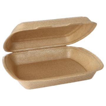 Menu škatle s pokrovom, XPP nedeljen 7 cm x 20,5 cm x 24 cm bež