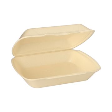 Menu škatle s pokrovom, XPS nedeljen 7,5 cm x 24,3 cm x 20,8 cm krem