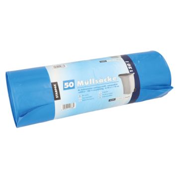 Vreče za smeti, LDPE 120 l 110 cm x 70 cm modra