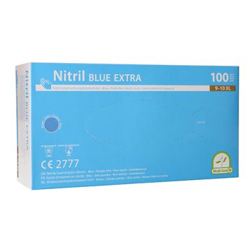 "Medi-Inn" Nitril rokavice, brez pudra modra "Blue Extra" velikost XL