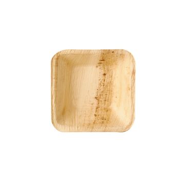 Skodele, palmovi listi "pure" kvadratna 40 ml 8 cm x 8 cm x 2 cm