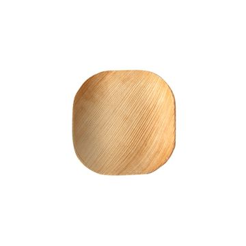 Krožniki, palmov list "pure" kvadratna 10 cm x 10 cm x 1,5 cm