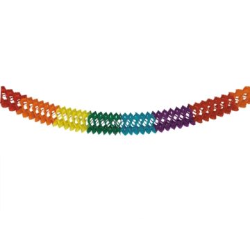 Girlanda iz papirja Ø 16 cm · 6 m "Rainbow"