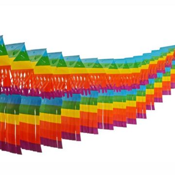 Girlanda 10 m x 15 cm "Fringe" negorljivo