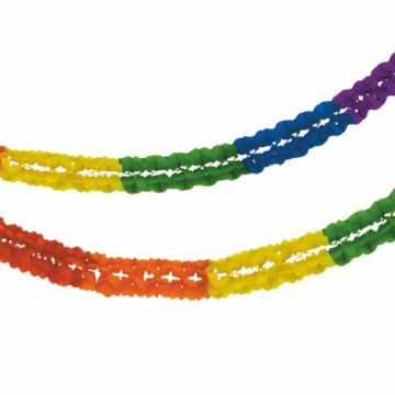 Girlanda Ø 16 cm · 10 m "Rainbow" negorljivo