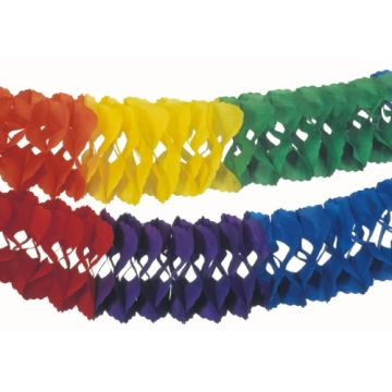 Girlanda Ø 25 cm · 10 m "Rainbow" negorljivo