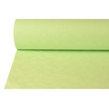 Namizni prt, papir, damast izgled 50 m x 1 m pastelno zelena
