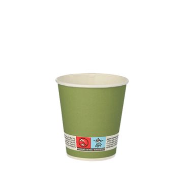 Papirnati lončki 0,1 l Ø 7,2 cm · 7,5 cm temno zelena "Whiskey"