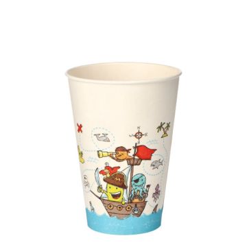 Papirnati lončki 0,2 l Ø 7 cm · 9,7 cm "Pirate Crew"