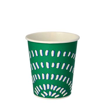 Papirnati lončki za hladne pijače 0,2 l Ø 8 cm · 8,8 cm zelena