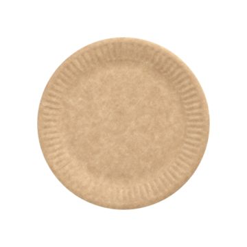 Krožniki, papir "pure" okroglo Ø 15 cm rjava