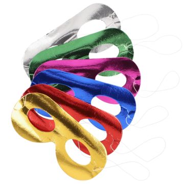 Obrazne maske sortirane barve "Metalik"