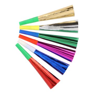 Trobente 18 cm sortirane barve "Metalik"