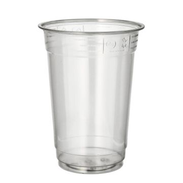 Lončki "Hurricane", PET 0,4 l Ø 9,5 cm · 12,9 cm kristalno jasno