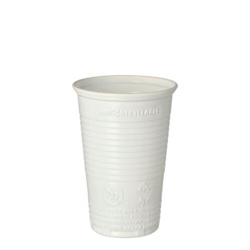 Kozarci, PP 0,2 l Ø 7,03 cm · 9,9 cm bela