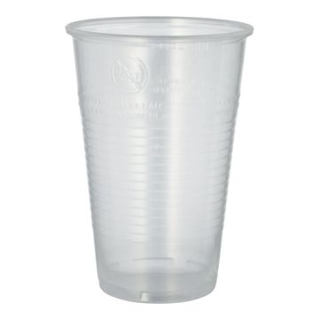 Kozarci, PP 0,5 l Ø 9,5 cm · 13,7 cm prozorna s penastim robom