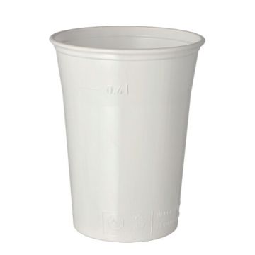 Kozarci, PS 0,4 l Ø 9,5 cm · 12 cm bela