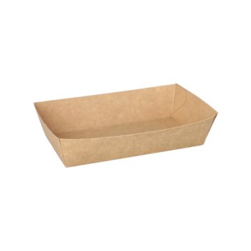 Podstavki za prigrizke, karton "pure" 3,8 cm x 8,5 cm x 15,5 cm rjava