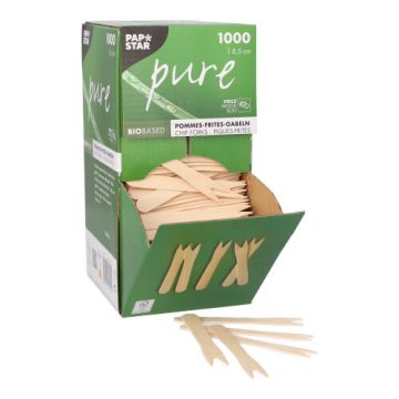 Vilice za pomfrit, les "pure" 8,5 cm