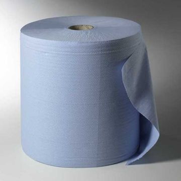 Brisače v roli, 3-slojne Ø 38 cm · 38 cm x 36 cm modra 1.000 brisač v roli, tulec Ø 7 cm
