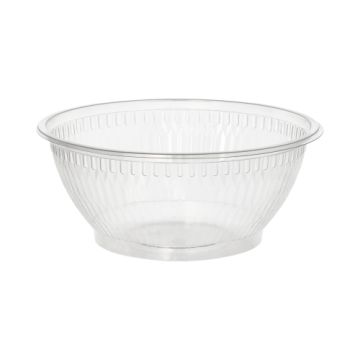 Sklede za solato, R-PET okroglo 1 l Ø 18 cm · 7,5 cm kristalno jasno