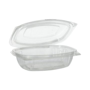 Delikatesne in solatne sklede s pokrovom, PLA "pure" 375 ml 4,8 cm x 16,1 cm x 13,2 cm