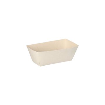 Posodica za omake, karton "pure" 3,5 cm x 3 cm x 7 cm bela "Good Food"