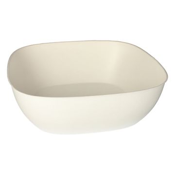 Skodele, sladkorni trs "pure" 10 cm x 30,5 cm x 30,5 cm bela "Belle Vie, Ligne Carrée"