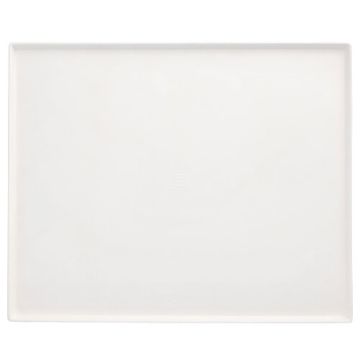 Servirni pladnji, sladkorni trs "pure" kvadratna 26,5 cm x 32,5 cm x 1 cm bela "Cella"