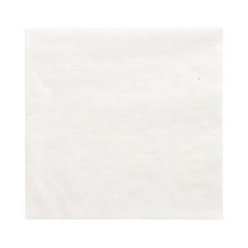 Serviete, 1-slojne zložene 1/4 33 cm x 33 cm bela