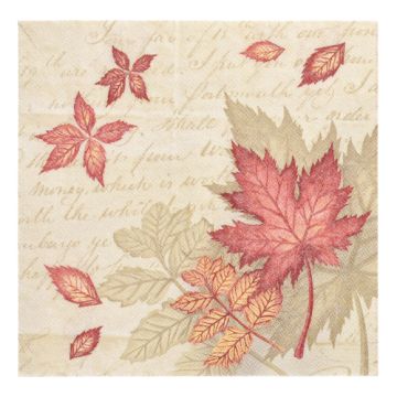 Serviete "ROYAL Collection" zložene 1/4 40 cm x 40 cm "Autumn Colours"