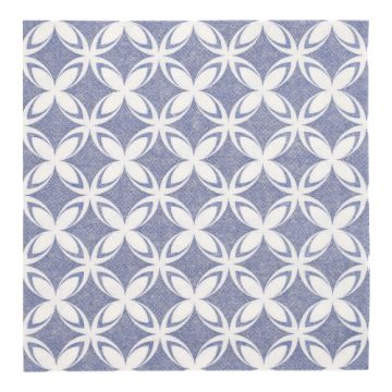 Serviete "ROYAL Collection" zložene 1/4 40 cm x 40 cm "Delft"