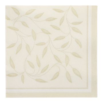 Serviete "ROYAL Collection" zložene 1/4 40 cm x 40 cm šampanjec "New Mediterran"