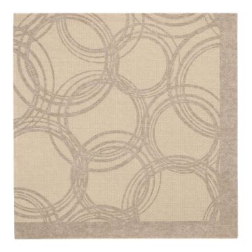 Serviete "ROYAL Collection" zložene 1/4 40 cm x 40 cm pesek "Bubbles"